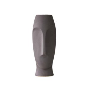 Face Vase Large - Grey