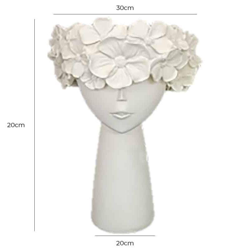 Daisy Face Lrg - White for Sale at Mobelli