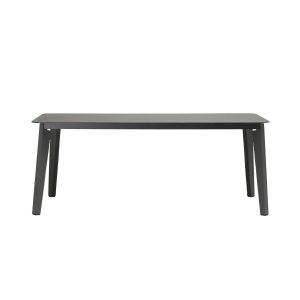 Diva 8 seater dining table. Aluminium frame, Ceramic top finish, 220x90cm in Anthracite