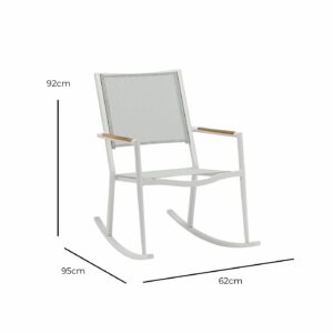 Polo Rocking Chair - White