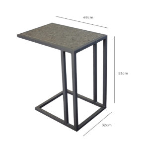 Rocco Side Table - Cape Grey