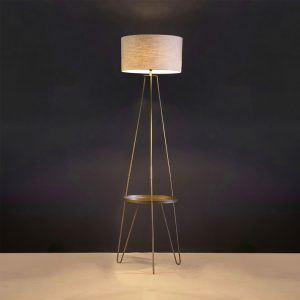 Tray Standing Lamp - Gold