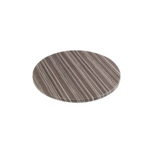 Werzalit Round Table Top, 70cm - Coffee