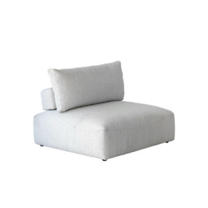 Moja Cirrus Sofa With Movable Backrest,115x115x84 Boucle Cloud